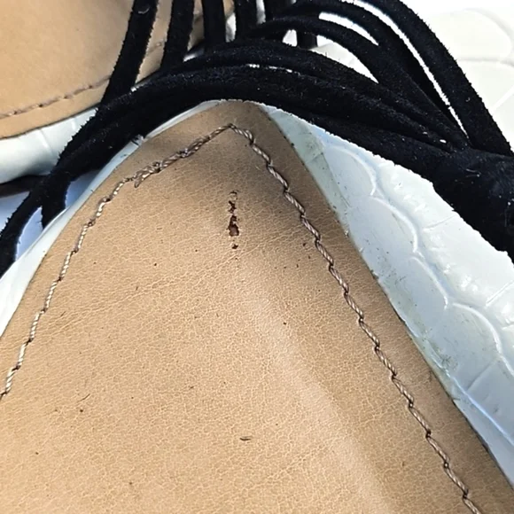 Gibson Latimer Cordelia Sheep Leather Snake Print Ankle Strap Block Heel… - Picture 15 of 16